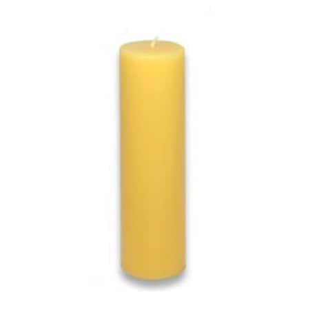 Zest Candle Zest Candle CPC-002-24 2 x 6 in. Yellow Citronella Pillar Candle -24pcs-Case - Bulk CPC-002_24